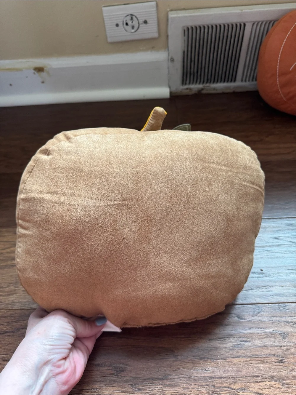 Holiday Pumpkin Pillow Set - Plum, Brown, Orange
